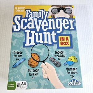 Family Scavenger Hunt, Indoor Outdoor Game, 280 Cards,‎ Ages 6+